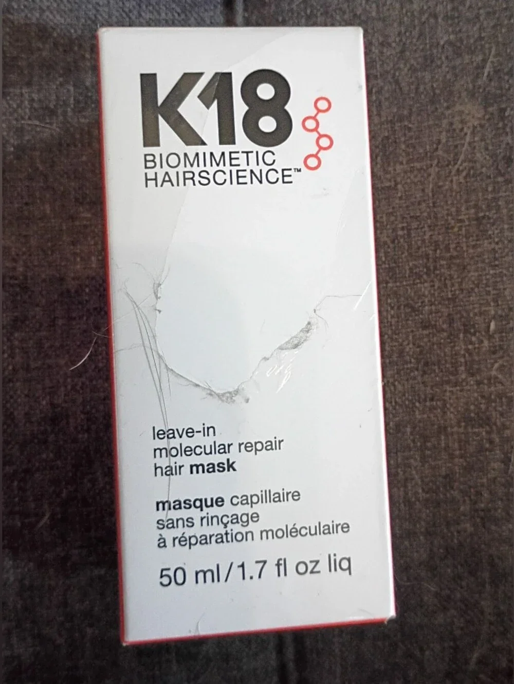 K18 Leave In Molecular Repair Hair Masks 50ml/1.7 Fl Oz. Each (LOT OF 2) NWT